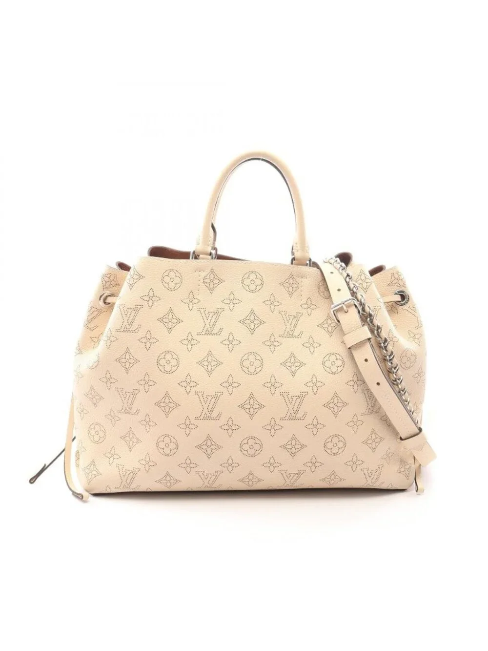 Louis Vuitton Handbag Bella Tote 2-Way Cream Leather